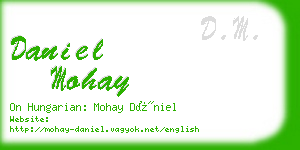 daniel mohay business card
